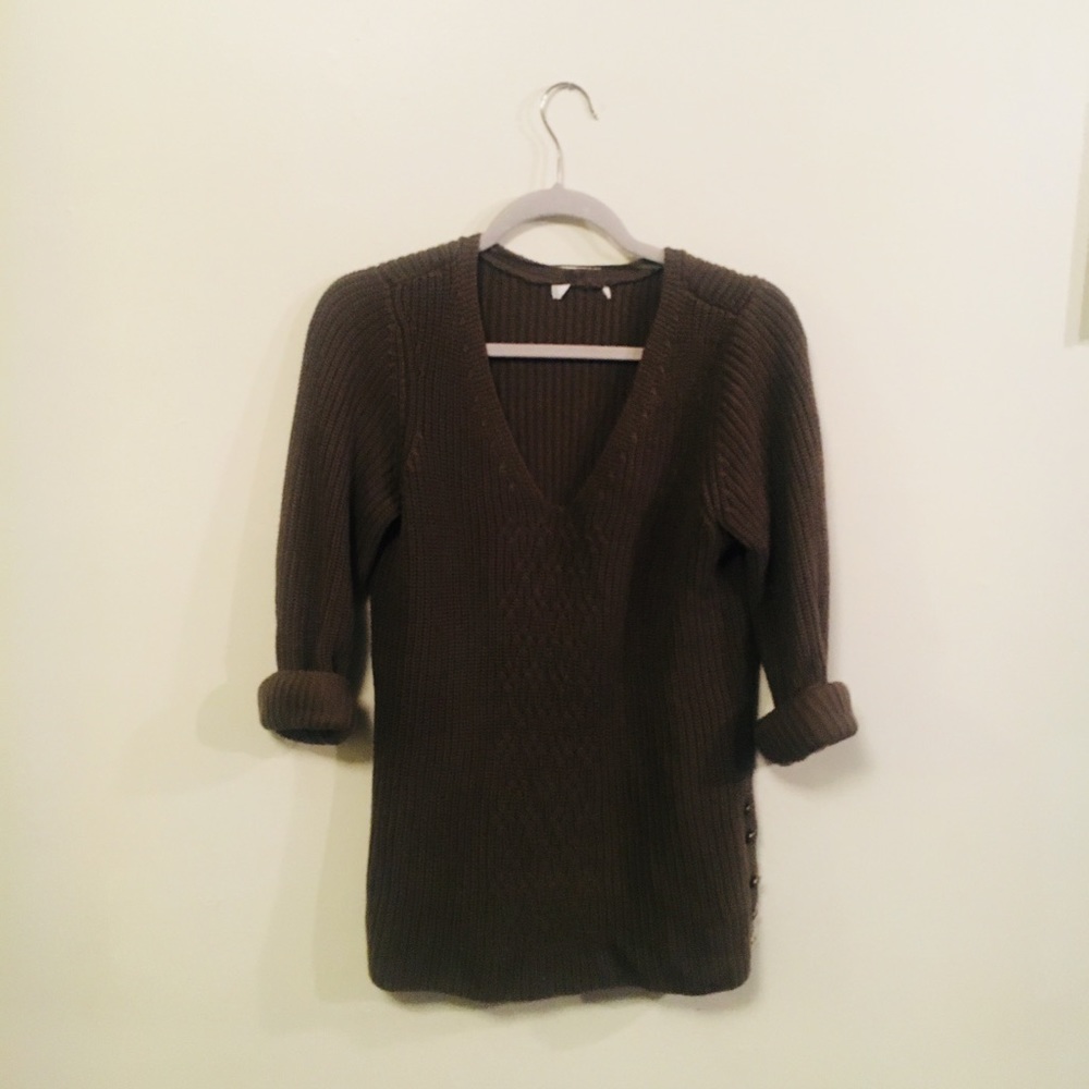 Olive green sweater